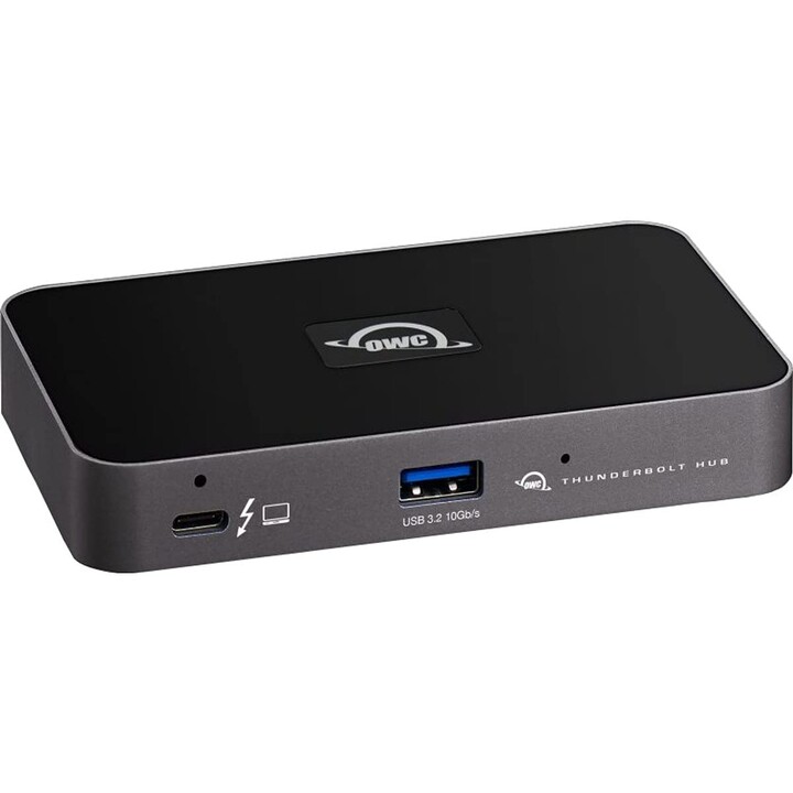 OWC TB4 Thunderbolt Hub hub Thunderbolt 4 prateado