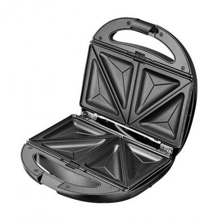 Adler AD 3040 sandwichera 1200 W Negro, Gris - Imagen 1