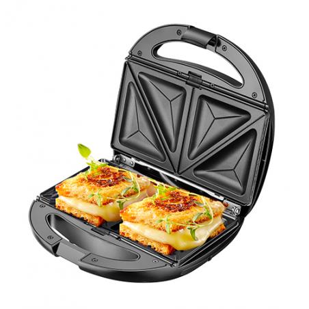 Adler AD 3040 sandwichera 1200 W Negro, Gris - Imagen 2