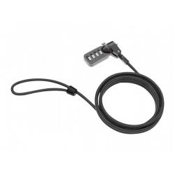 Candado de combinacin universal para PC - negro - Imagen 1