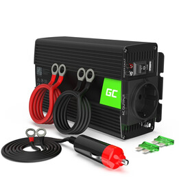 Adaptador de energia Green Cell INV16 e inversor Auto 500 W Preto