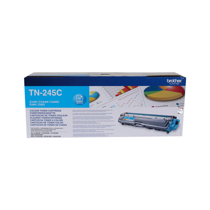 Cartuccia toner ciano originale Brother TN-245C 1 pz.