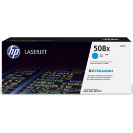 Toner HP authentique 508X cyan haute capacité 9 500 pages (CF361X)