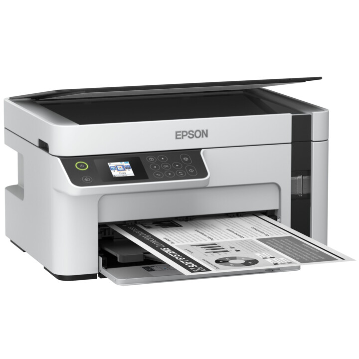 Epson EcoTank ET-M2120 Tintenstrahl-Multifunktionsdrucker s/w (A4, Drucken, Kopieren, Scannen, USB, WLAN)