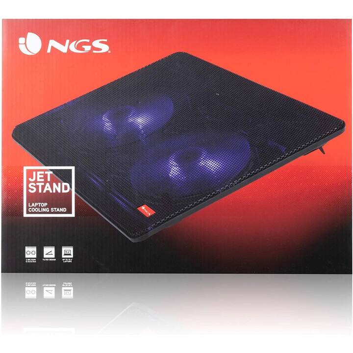 VENTOLA NGS JETSTAND PER LAPTOP FINO A 15,6