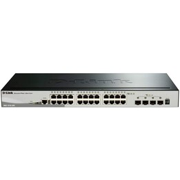 D-Link DGS-1510 Gerenciado L3 Gigabit Ethernet (10/100/1000) Preto, Cinza