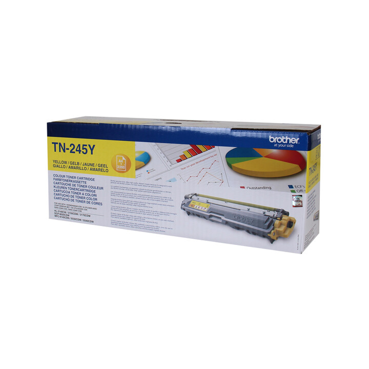 Brother TN-245Y cartucho de tóner Original Amarillo 1 pieza(s)