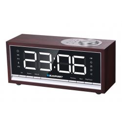 BLAUPUNKT CR60BT Radio despertador con Bluetooth, madera marrón - Imagen 1
