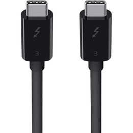 Cavo Thunderbolt 3 Belkin, da USB-C a USB-C, 100 W, 0,8 m