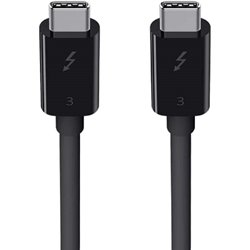 Cabo Belkin Thunderbolt 3, USB-C para USB-C, 100 W, 0,8 m