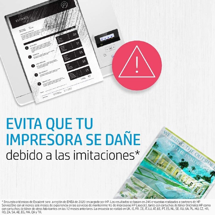 Tóner original HP 508X negro de alta capacidad de 12.500 páginas (CF360X)