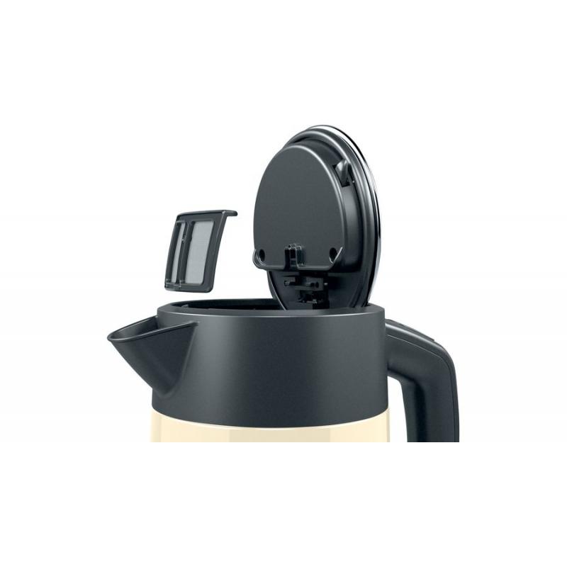 Bosch TWK4P437 tetera eléctrica 1,7 L 2400 W Beige, Negro - Imagen 4