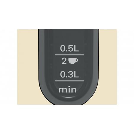 Bosch TWK4P437 tetera eléctrica 1,7 L 2400 W Beige, Negro - Imagen 7
