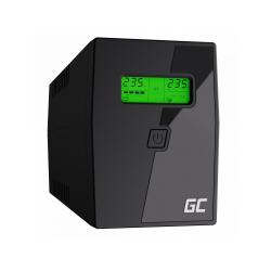 Green Cell UPS02 sistema de alimentación ininterrumpida (UPS) Línea interactiva 800 VA 480 W 2 salidas AC - Imagen 1