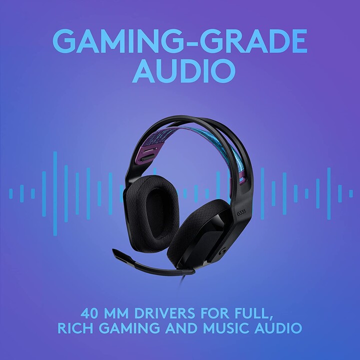 Logitech G335 nero (cuffie da gioco cablate)