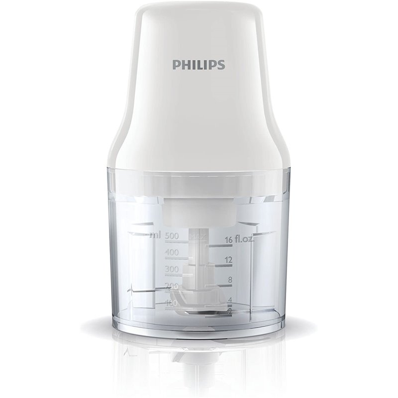Philips Daily Collection Picadora 450 W con recipiente de plástico de 0,7 l y 2 cuchillas