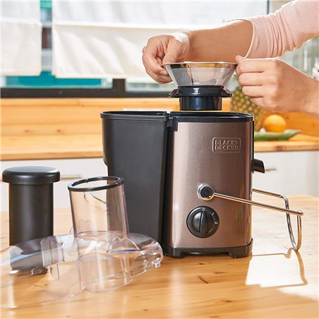 Espremedor Black &amp; Decker BXJE600E Aço inoxidável 600 W