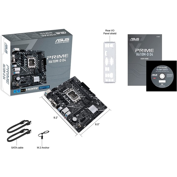 ASUS PRIME H610M-D D4 (1700)