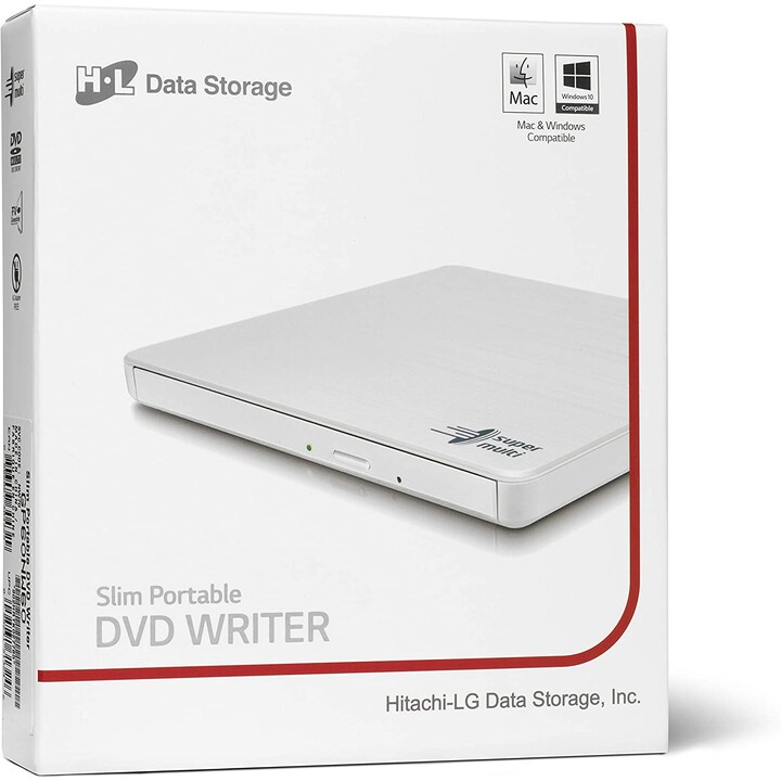 DVD-R/RW+R/RW Slim HLDS GP60NW60 Weiß Extern retail