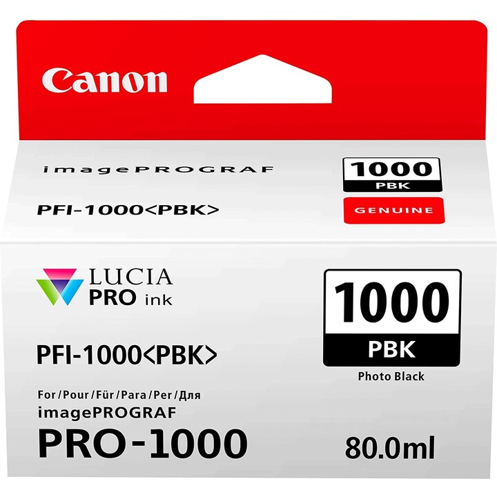 Cartucho Canon Original PFI-1000 Negro Fotográfico