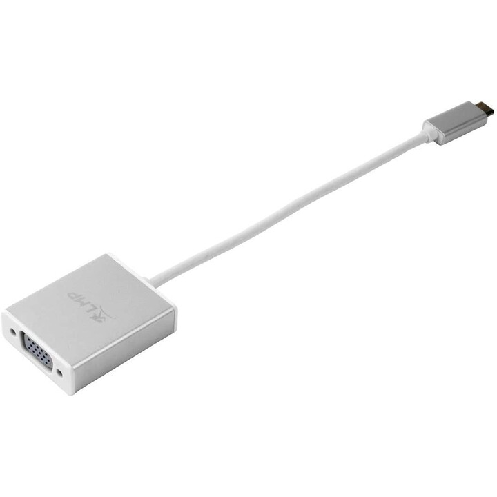 Adaptateur USB-C vers VGA, USB-C 3.1 vers VGA, boîtier en aluminium, argent