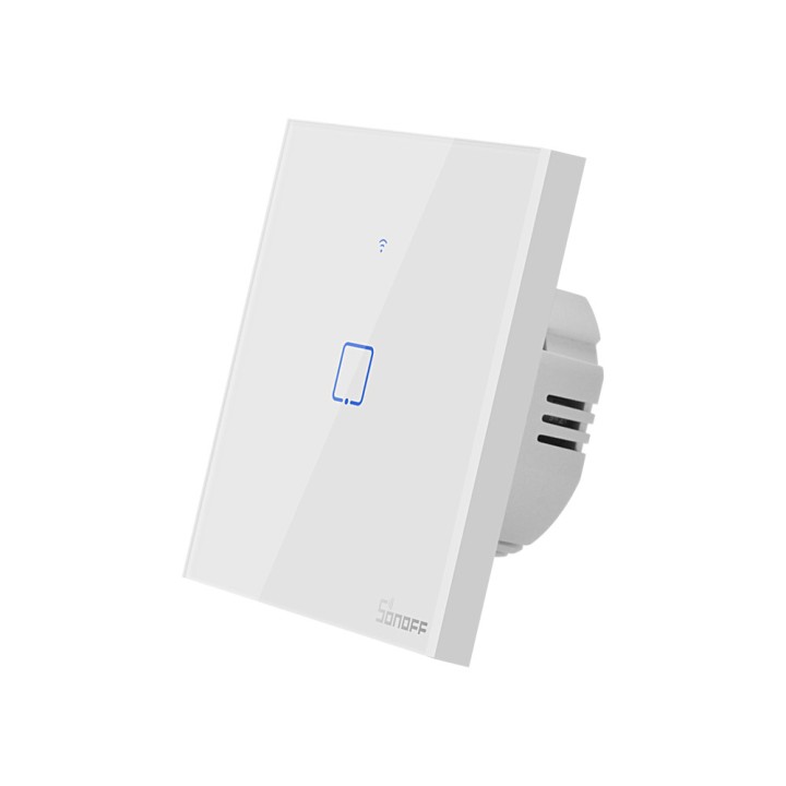 Interruttore della luce touch WiFi + RF 433 Sonoff T1 EU TX (1-gang)