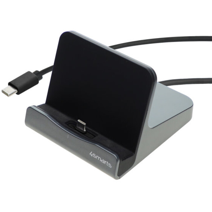 4Smarts Charging Station VoltDock Tablet USB-C 60W gunmetal