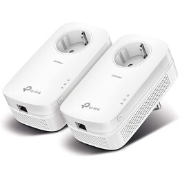 TP-LINK TL-PA8010PKIT AV1200 Gigabit Powerline Starter Kit with Front Socket