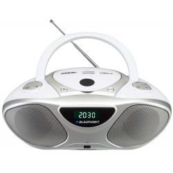 Blaupunkt BB14WH reproductor de CD Grabadora de CD Plata, Blanco - Imagen 1