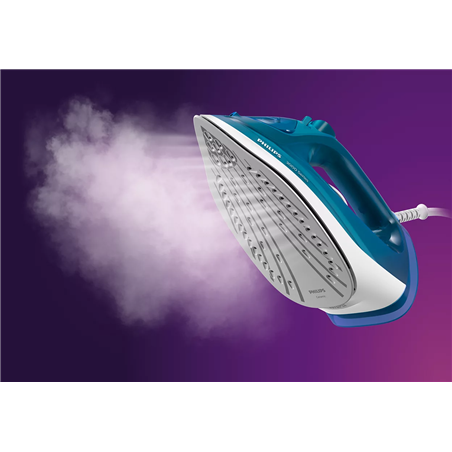 Philips 3000 series DST3040/70 fer à repasser Fer à vapeur Semelle en céramique 2400 W Bleu