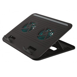 Trust Cyclone Soporte refrigerante para portátil Negro