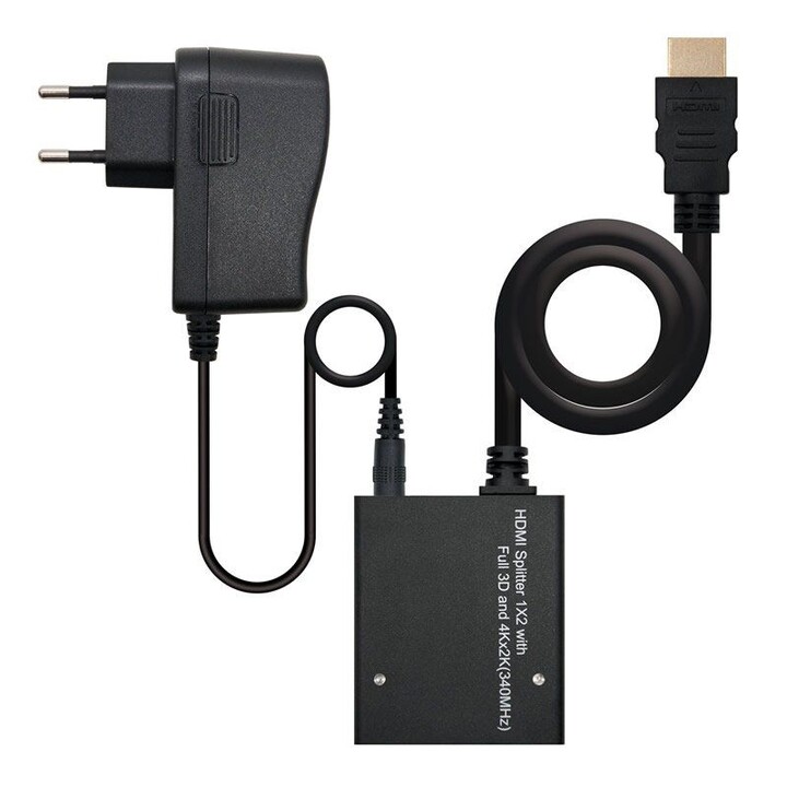 Duplicatore nanocavo HDMI 10.25.3502 / HDMI maschio - 2 HDMI femmina