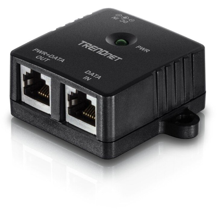 TRENDnet PoE Injektor TPE-113GI / 802.3af / ab / 2 RJ45 Buchse