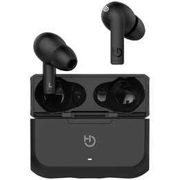 Fones de ouvido Hiditec Fenix TWS Bluetooth com capa de carga / 6h Autonomy / Preto