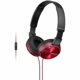 SONY MDRZX310APR Kopfhörer / mit Mikrofon / Buchse 3.5 / Rot