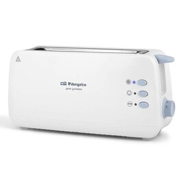 Orbegozo TO 4012 Langschlitztoaster für 2 Scheiben 850 W weiß