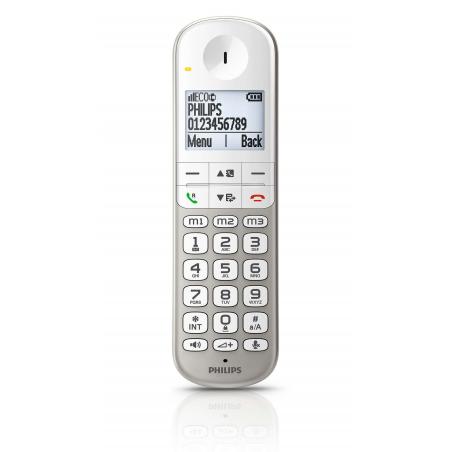 TELEFONO PHILIPS XL490 TECLAS GRANDES COMP. AUDIFO - Imagen 3