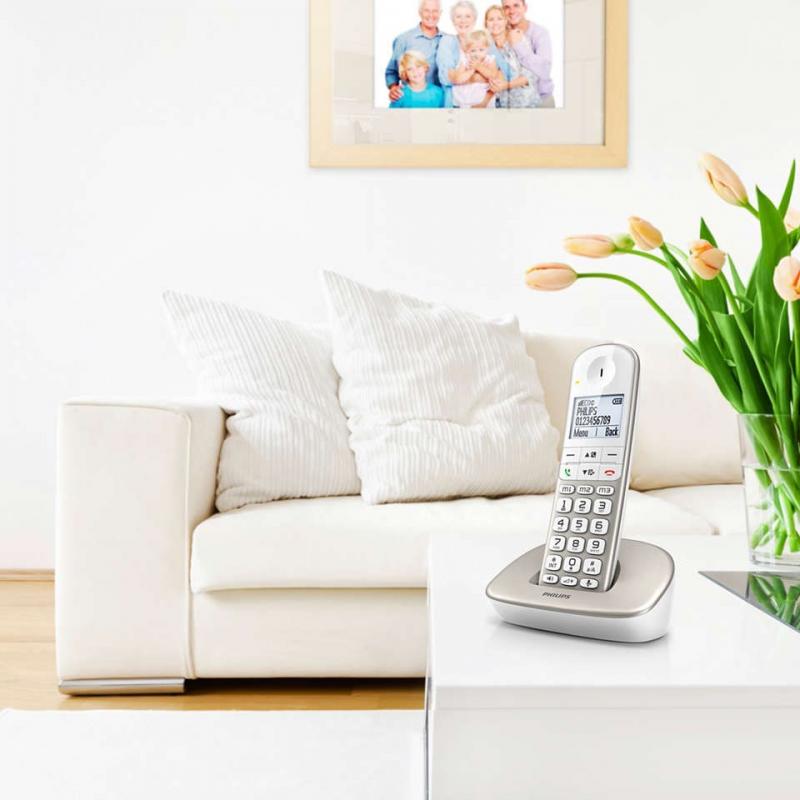 TELEFONO PHILIPS XL490 TECLAS GRANDES COMP. AUDIFO - Imagen 7