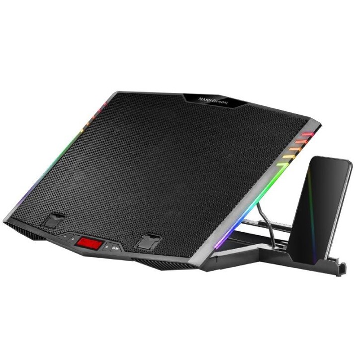 Mars Gaming MNBC5 supporto per laptop Supporto per computer portatile Nero 48,3 cm (19")