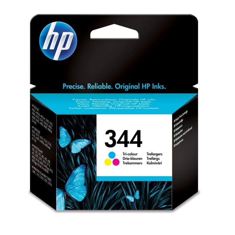 HP Cartucho de tinta original 344 Tri-color - Imagen 1