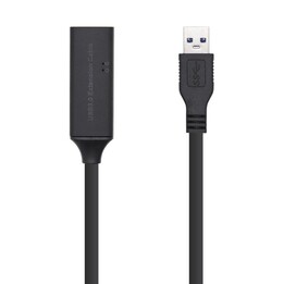Aisens A105-0409 Rallonge USB 3.0 / USB Mâle - USB Femelle / 15m / Noir