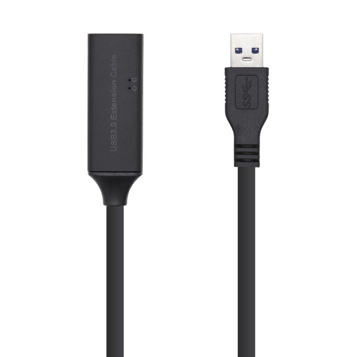 Aisens A105-0409 USB 3.0 Verlängerungskabel / USB-Stecker - USB-Buchse / 15m / Schwarz