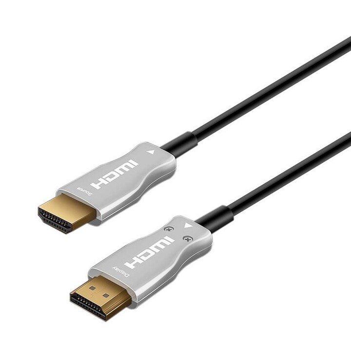 AISENS A148-0380 HDMI-Kabel 50 m HDMI Typ A (Standard) Schwarz, Grau