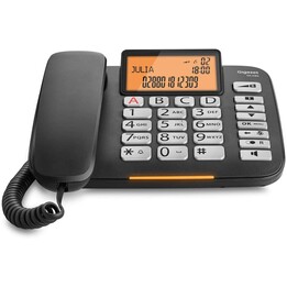 TÉLÉPHONE FIXE GIGASET-SIEMENS DL580 NOIR
