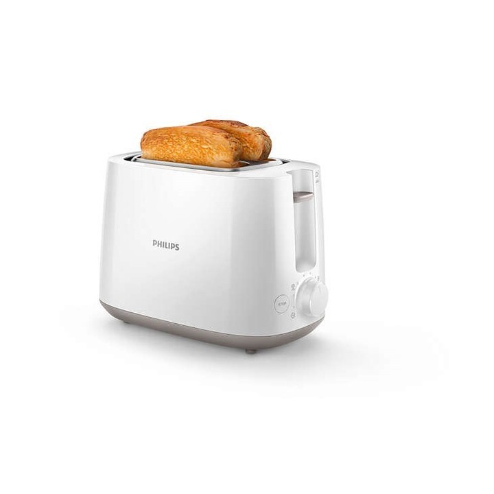 Tostadora Philips Daily 2 Slot Hd2581 800W Blanco