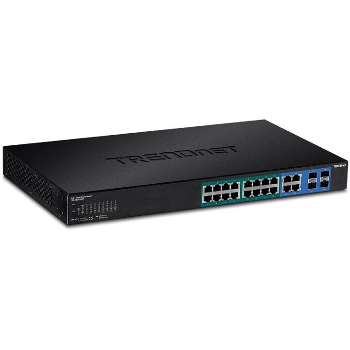 TRENDnet TPE-1620WSF 16-Port / RJ-45 Gigabit 10/100/1000 PoE / SFP Managed Switch