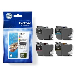 Cartouche d'encre d'origine Brother LC421 / Multipack / Cyan / Magenta / Jaune / Noir