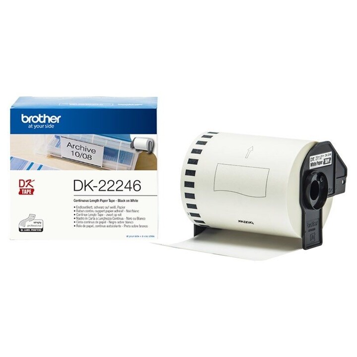 Rollo de Papel Continuo Adhesivo Original Brother DK-22246