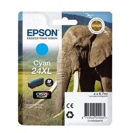 Epson 24XL 8.7ML Cartucho CIAN - ELEFANTE