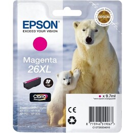 CARTUCCIA Epson 9,7 ML Magenta - POLAR BEAR 26XL